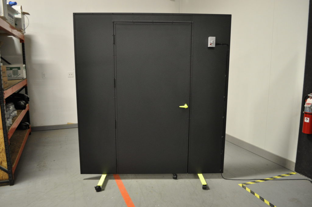 EVER-GUARD® Barrier with Door, Wheeled Base