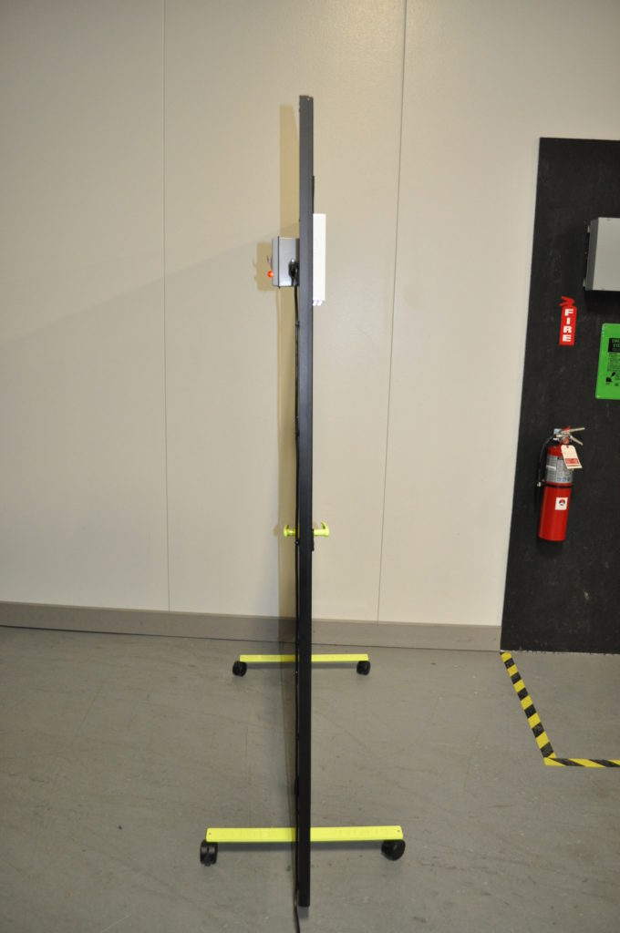 EVER-GUARD Barrier with Door, Wheeled Base