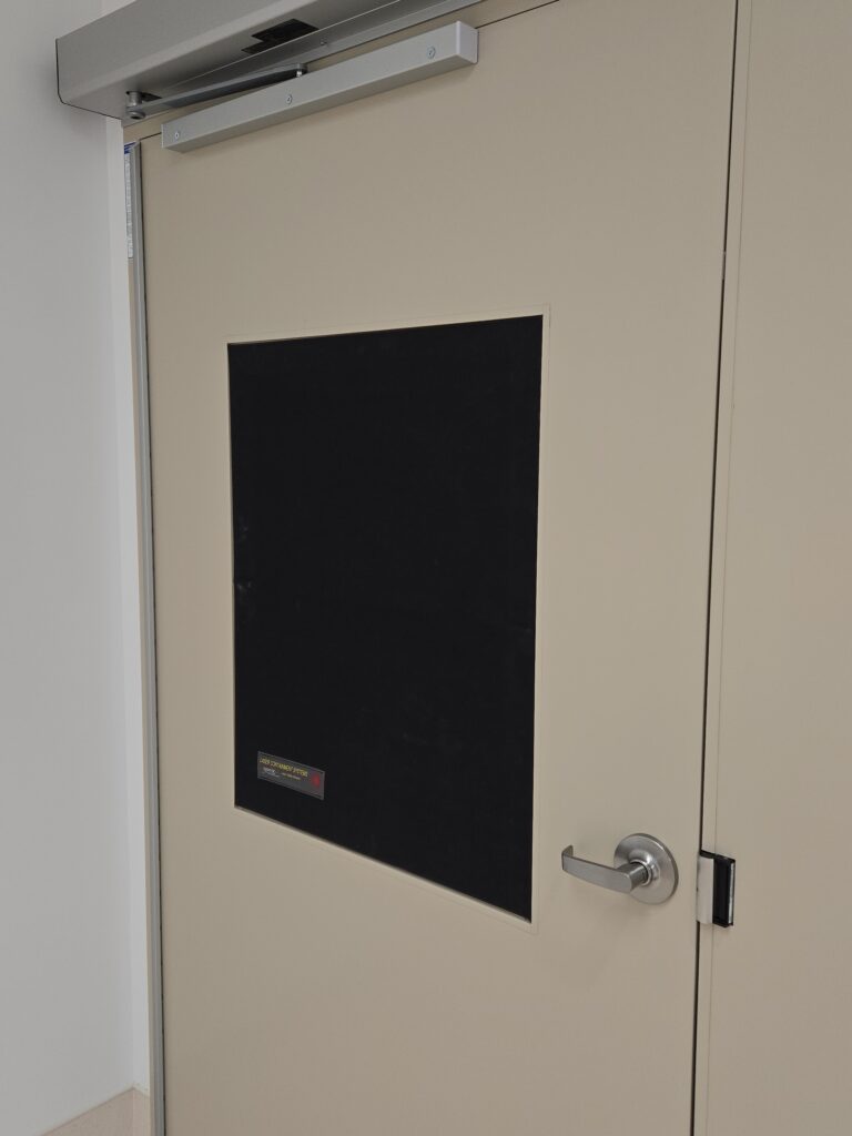 FLEX-GUARD® Block on Window in a Door