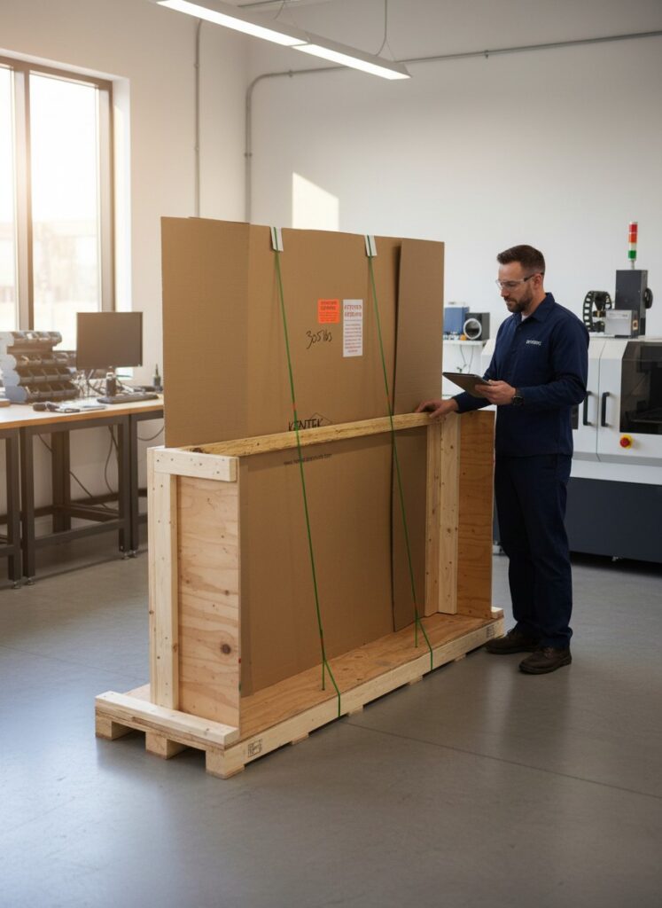 Barrier Packaged and Palletized for Shipping