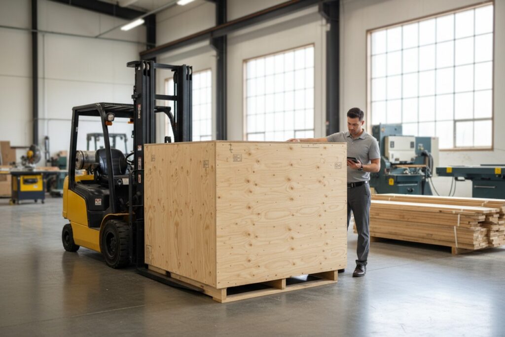 EVER-GUARD® Enclosure: Crated for Shipment