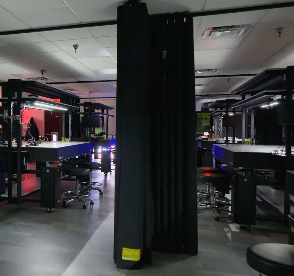FLEX-GUARD® Curtains in a Laser Lab Project 5263-2