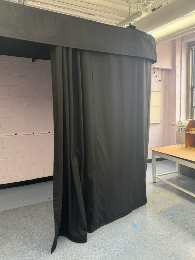 Blackout Curtain System with Roof Project 6044-2