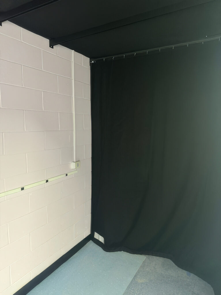 Blackout Curtain System with Roof Project 6044-6