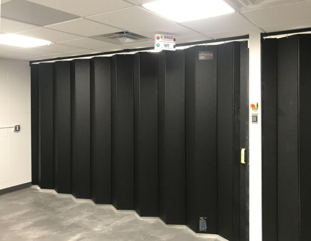 EVER-GUARD® Curtain with Door and Laser Area Controls