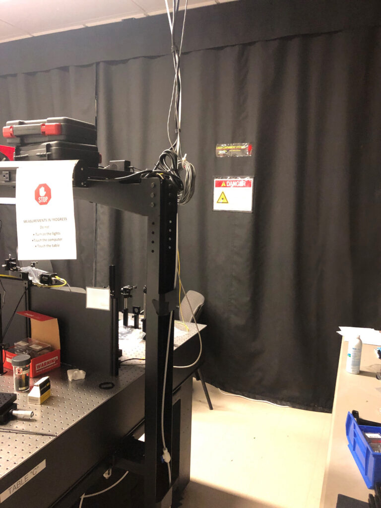 FLEX-GUARD® Curtains in Laser Research Lab Project 6032-3