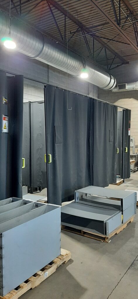 FLEX-GUARD® Curtains in a Job Shop Environment