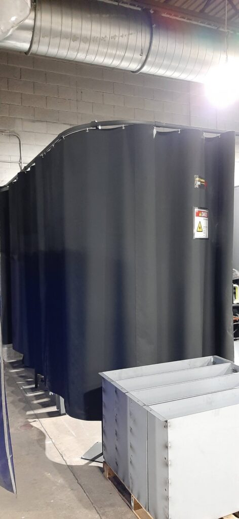 FLEX-GUARD® Curtains in a Job Shop Environment