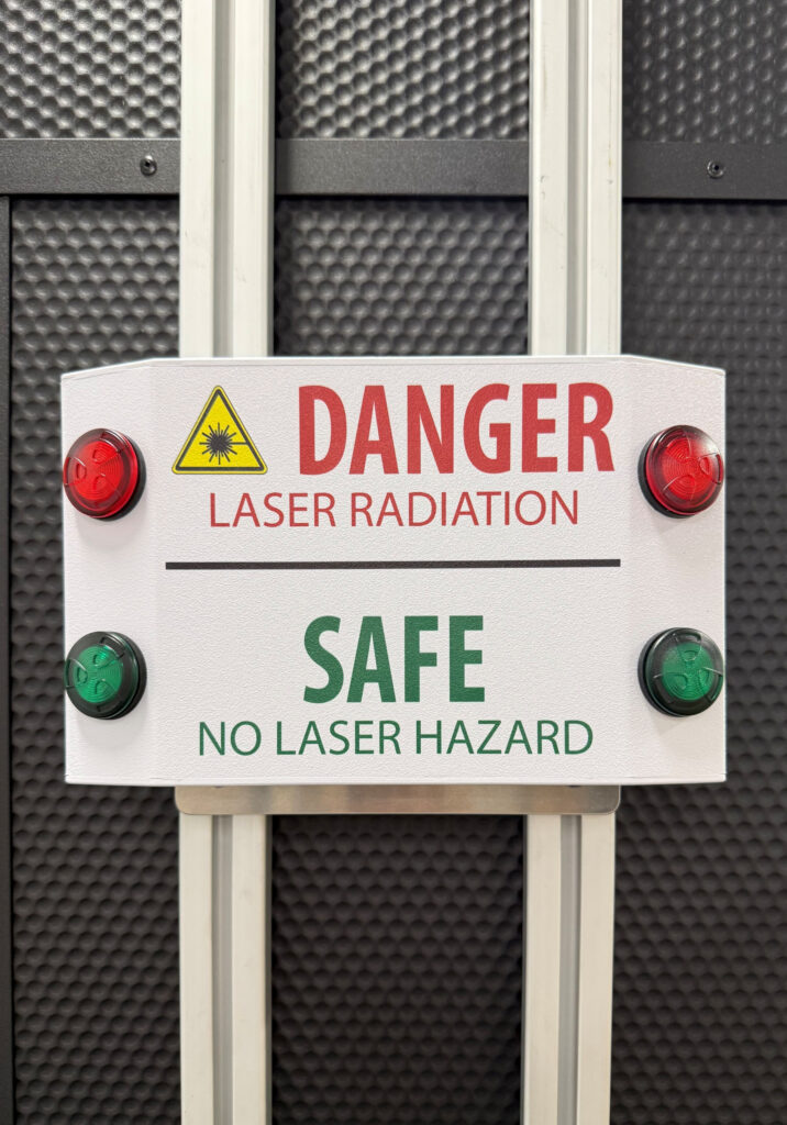 EVER-GUARD® Barrier with Saddle-Mounted Warning Sign