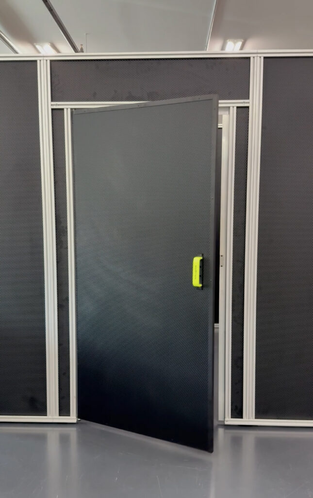 Laser Welding Enclosure with Hinged Door