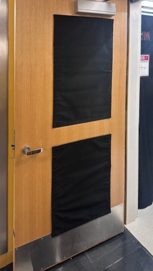 FLEX-GUARD® Window Bocks on Windows in a Door