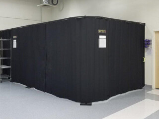 FLEX-GUARD L-Shape with Curve, Floor and Wall Mount