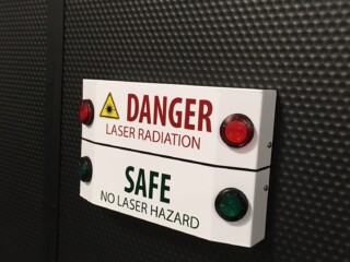EVER-GUARD Barrier with Illuminated Sign