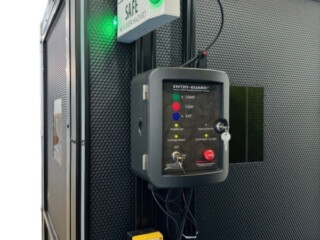 ENTRY-GUARD™ Control System and Illuminated Warning Sign on EVER-GUARD® Enclosure ENTRY-GUARD™ Control System and Illuminated Warning Sign on EVER-GUARD® Enclosure