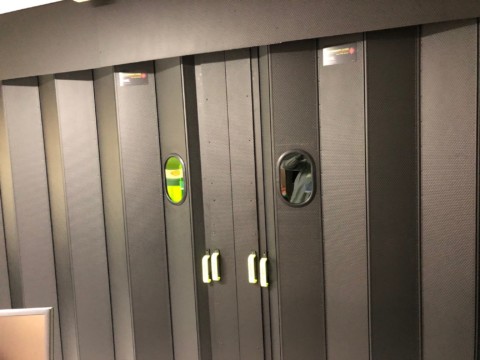 2 of 3 EVER-GUARD® Curtain with RMD, Laser Viewing Windows