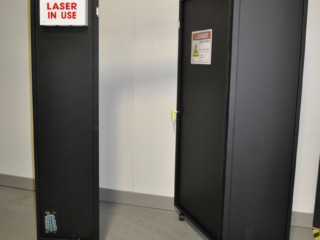 5 of 5 EVER-GUARD Barrier with Door, Wheeled Base