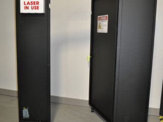 5 of 5 EVER-GUARD Barrier with Door, Wheeled Base