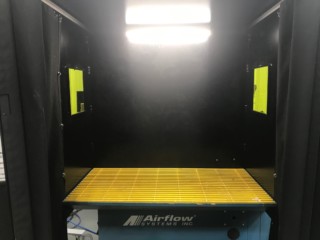 2 of 2 FLEX-GUARD SLC-25W-B Curtain Enclosure, inside